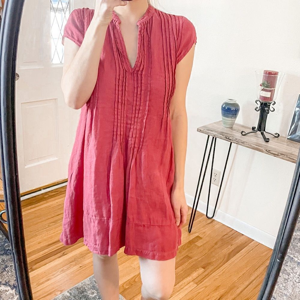 CP Shades X Free People Regina Linen Tunic Dress S